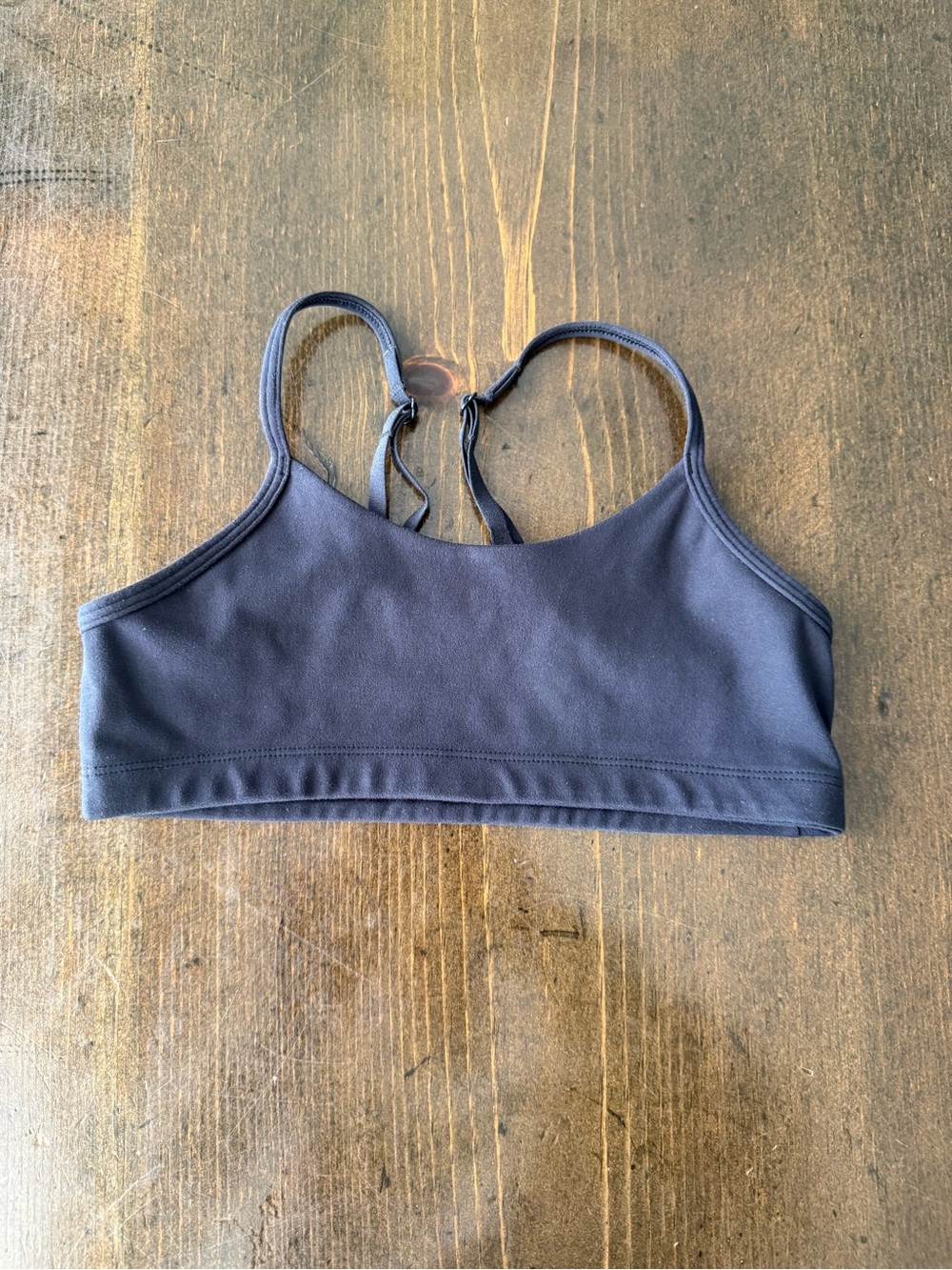 Under Armour Girls' Black Athletic Sports Bra - Thin Straps